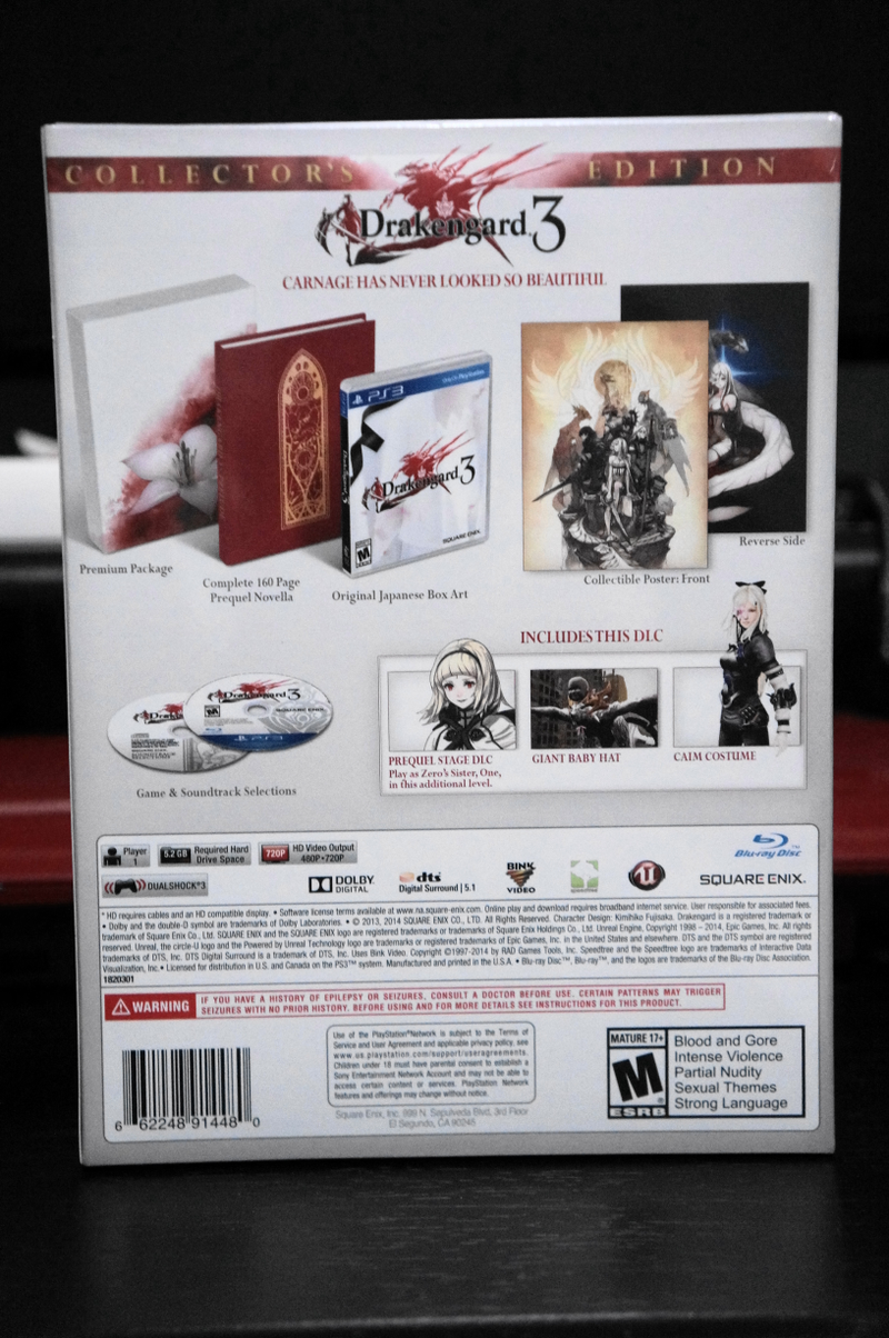 Illustration for article titled Drakengard 3 Collector Edition Unboxed